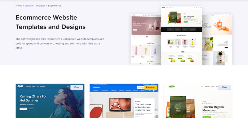 Astra theme and templates for WooCommerce - Source: Astra