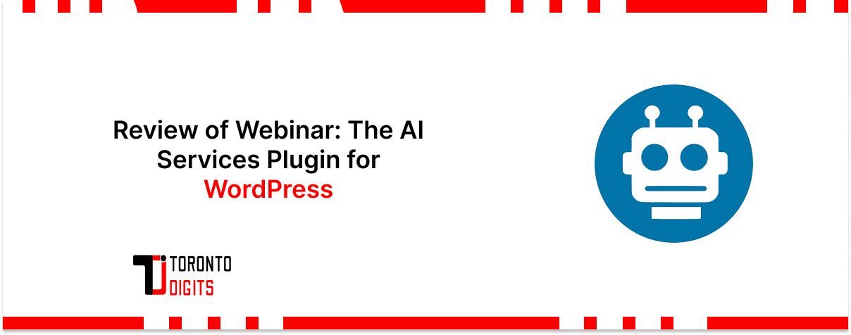 Review of Webinar: The AI Services Plugin for WordPress