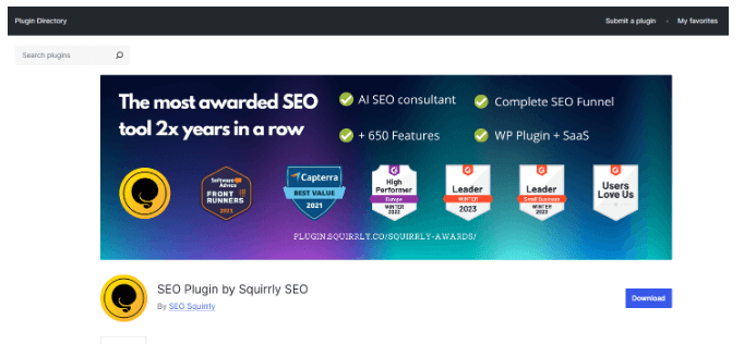 Squirrly SEO is an all-in-one WordPress plugin built